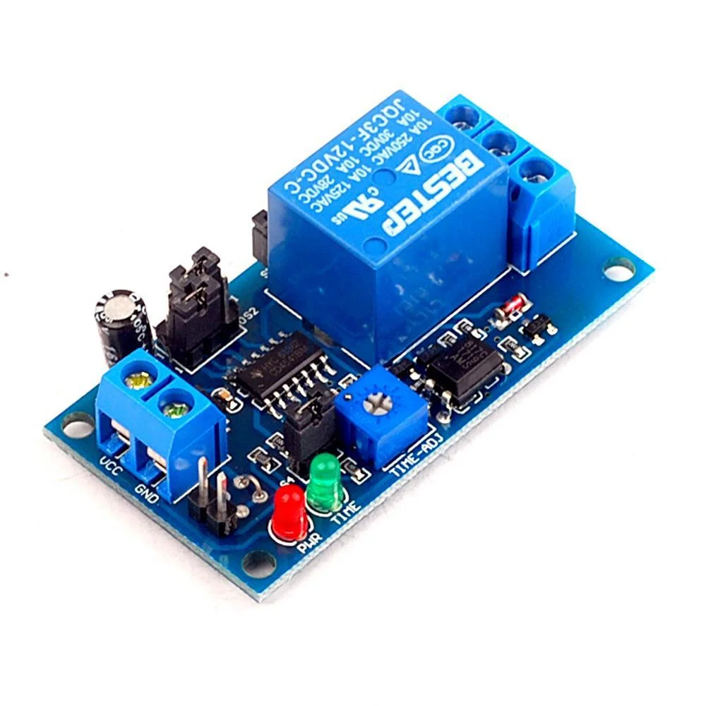 12V Normally Open Trigger Delay Relay Delay Circuit Module Vibration Alarm Module