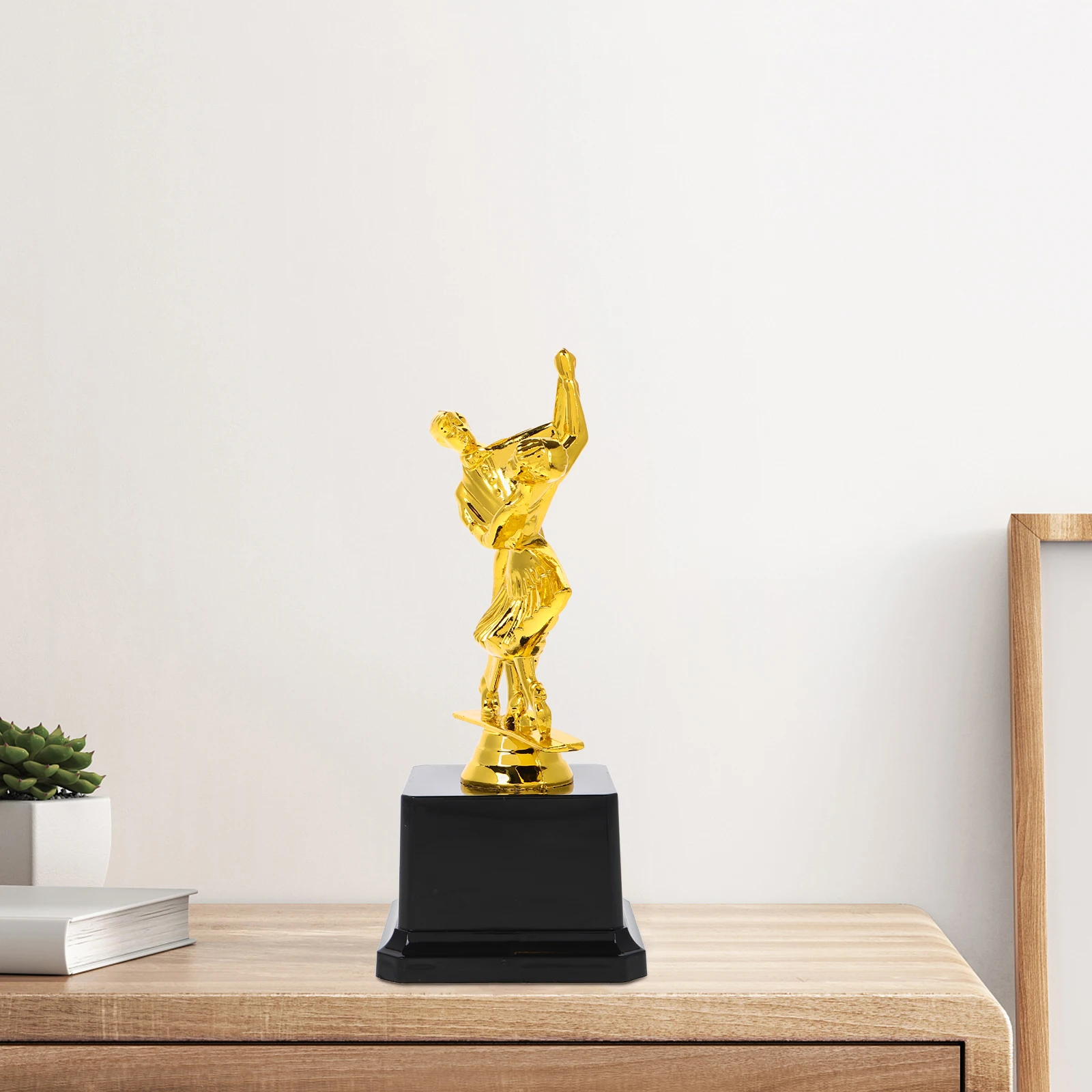 

Dance Trophy Plastic Creative Award for Ballet Dancer Competition Winner Prize Lightweight Teamwork Party Favor Small