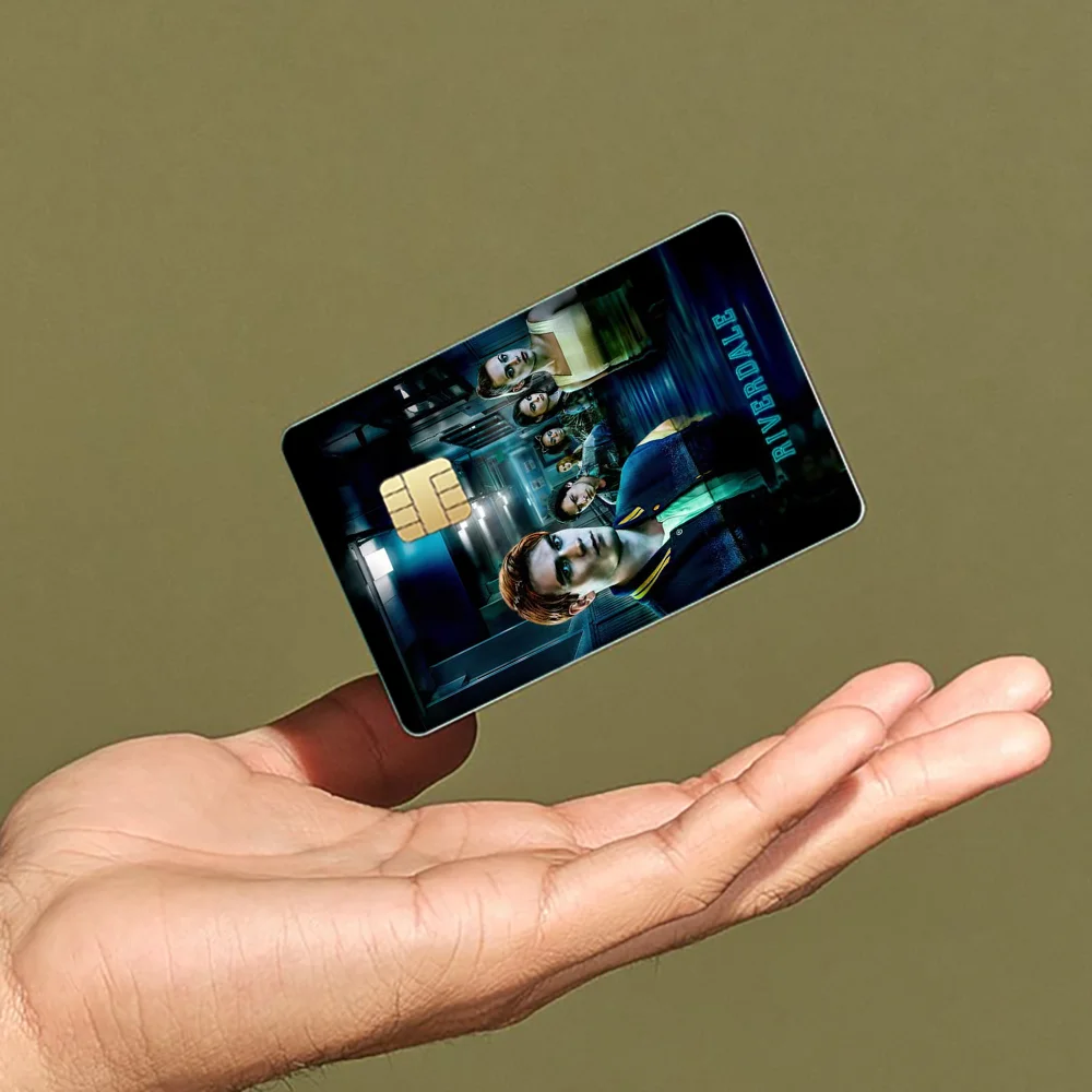 American Suspense TV Riverdale Anime Matte Front Skin Film Sticker Cover For Small Chip Credit Card Debit Card