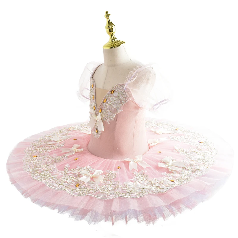 Robe de Ballet pour Bol et Adultes, Tutu en Dentelle, Costumes de brevProfessionnels, Ballerine, ixpour Enfants