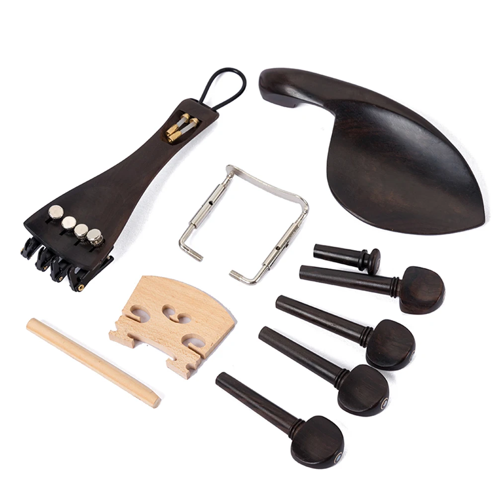 

15 Pcs/set Violin Accessories Fiddle Bridge Adjuster Chin Rests Peg Compound Tailpiece Tool Man