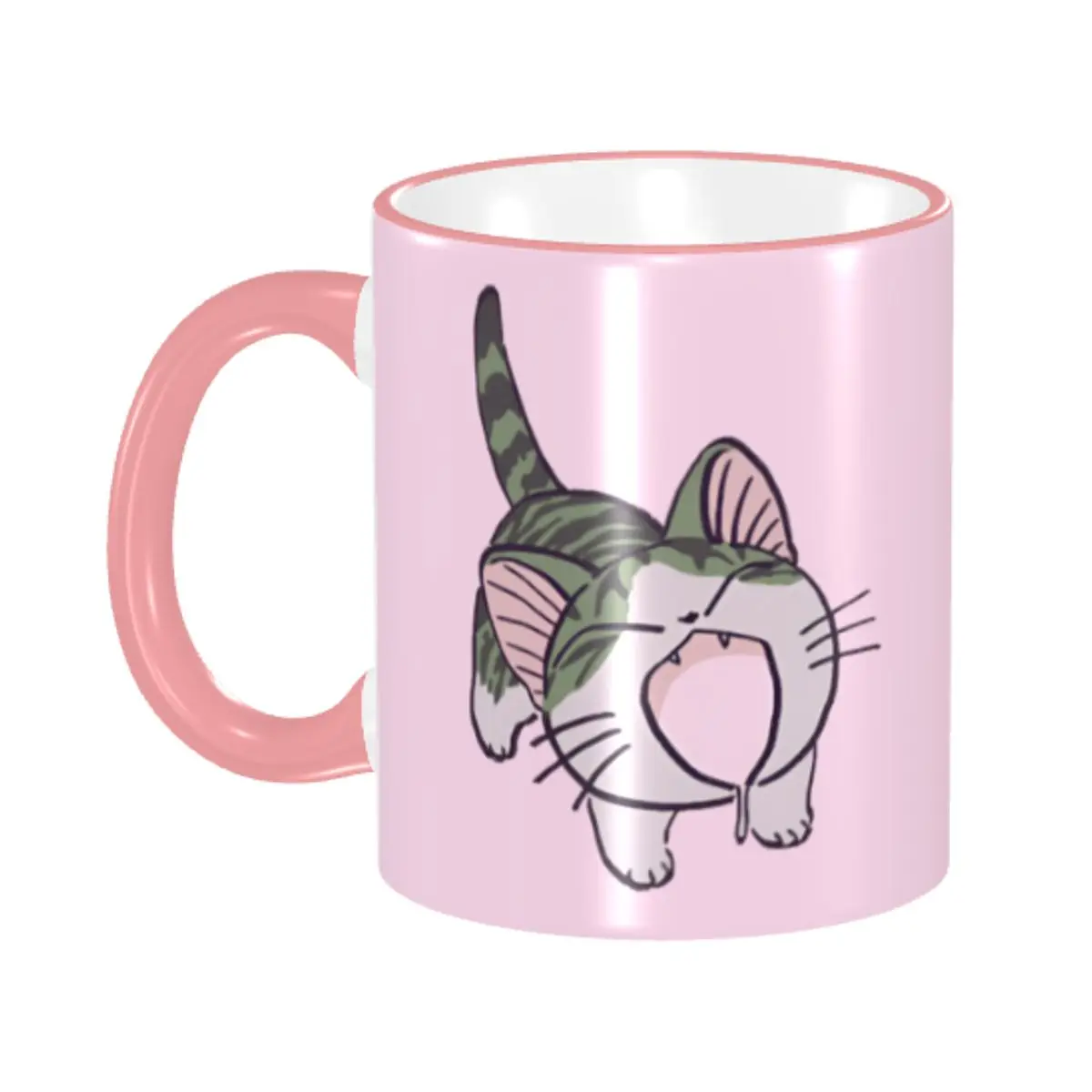 Customized C-Chis Coffee Mug DIY Sweet Cat Doll Cartoon Graphic Ceramic Mug Creative Gift
