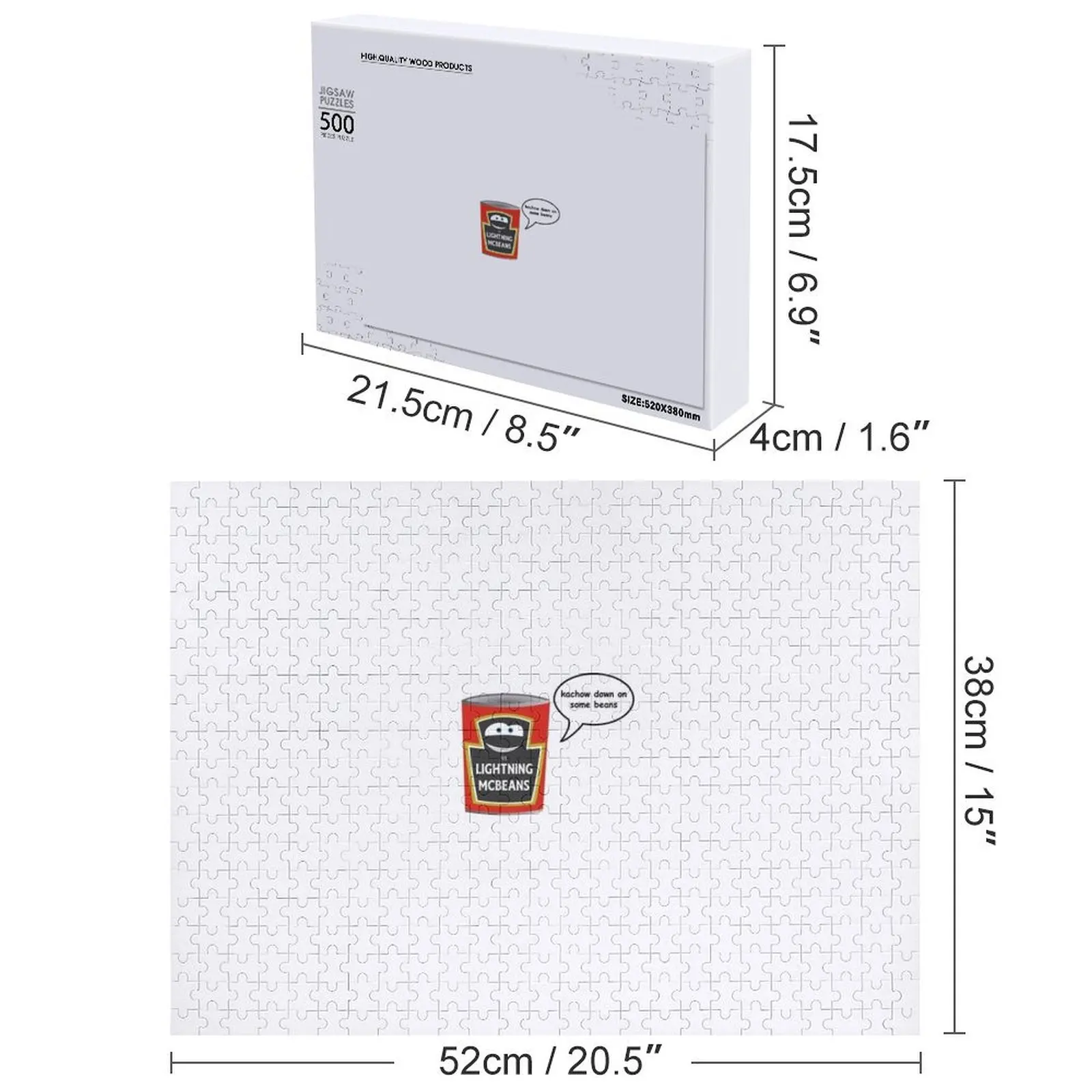 أحجية الصور المقطوعة من Lightning McBeans اسم خشبي مخصص هدية مخصصة للأطفال هدايا مخصصة للأطفال لعبة ألغاز للأطفال