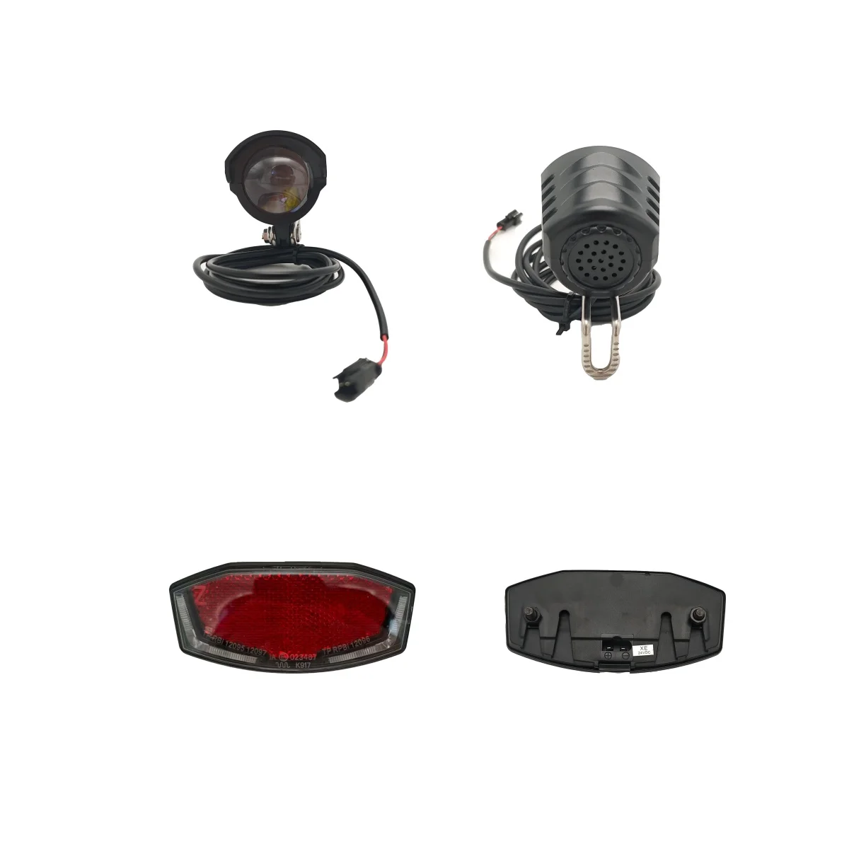 6V Headlight and Taillight for Tongsheng TSDZ2B TSDZ2 TSDZ8 TSDZ16 Mid Drive Motor  Kits