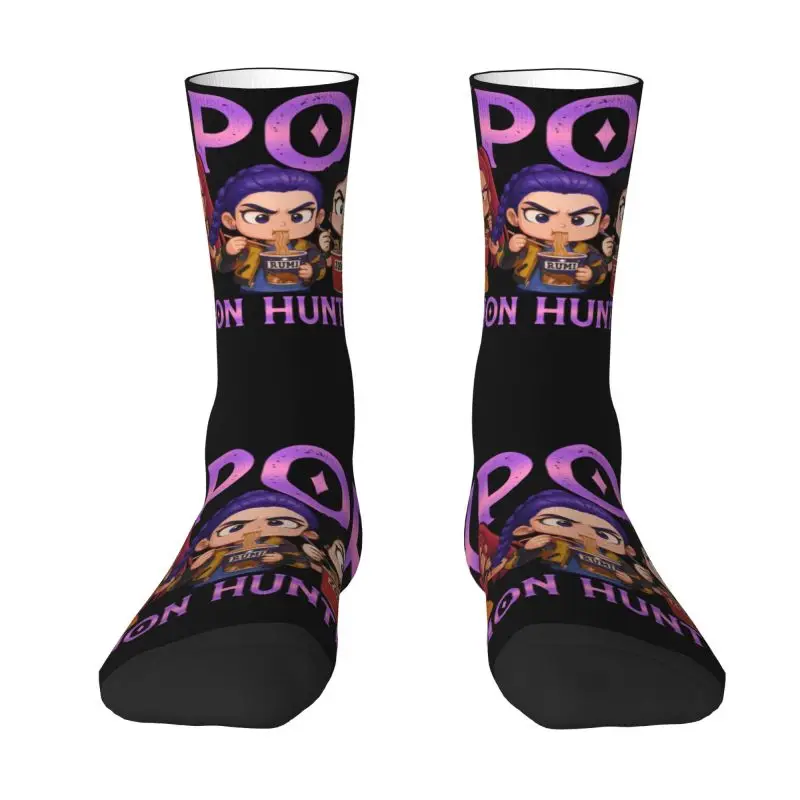 

Kpop Demon Hunter Huntrix Girls Men's Crew Socks Unisex Cute 3D Printed Dress Socks
