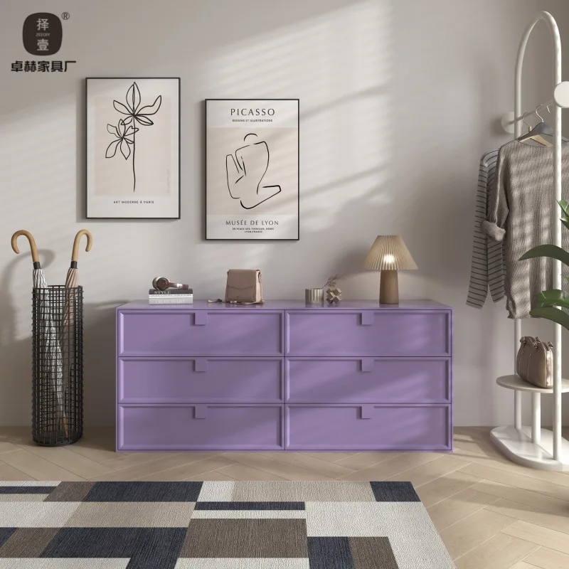 

French paint entrance cabinet