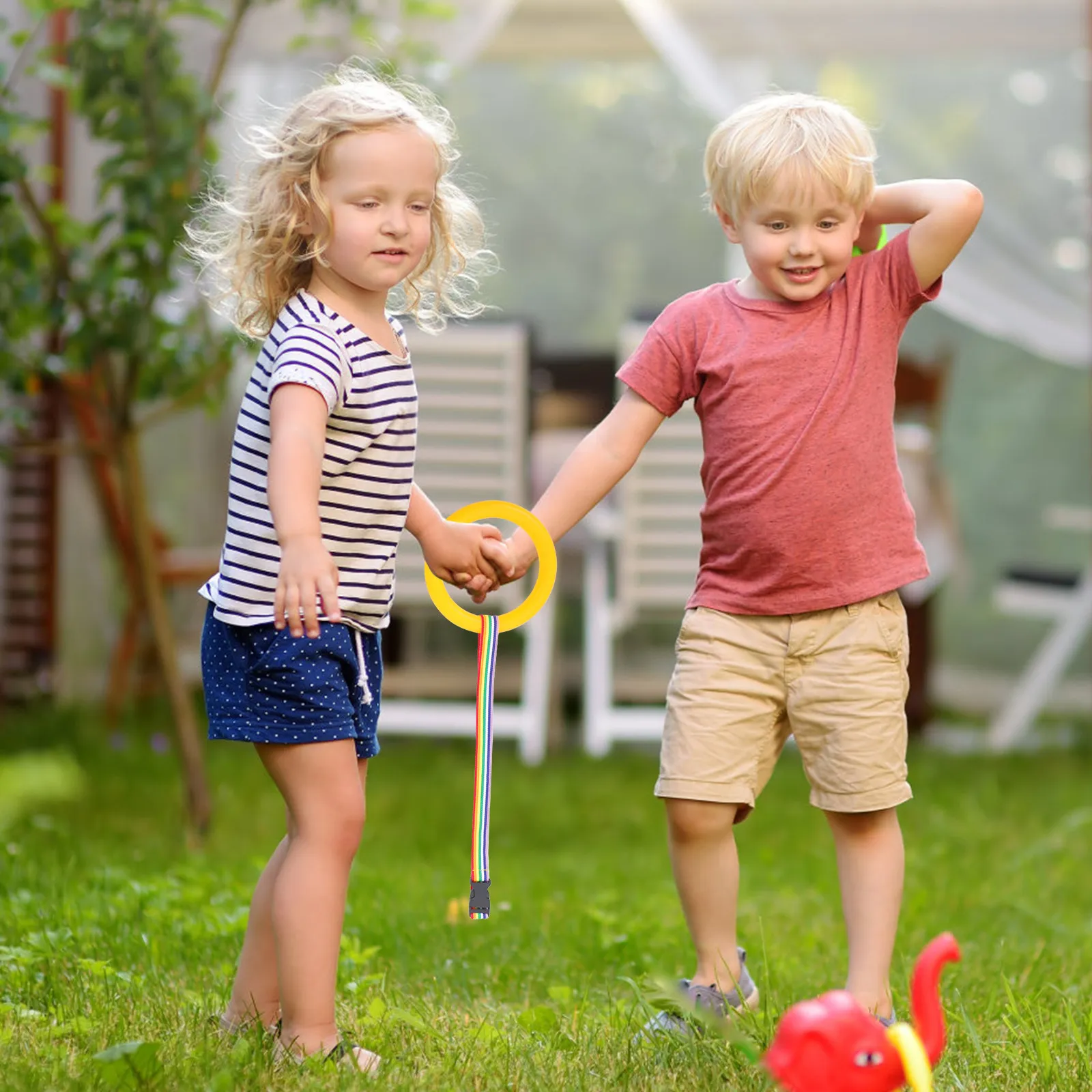 

3Pcs Toddler Walking Rope Set Safety Leash for Preschool Daycare Parks Outings Hiking Reusable Portable Wrist Grip Bright Color