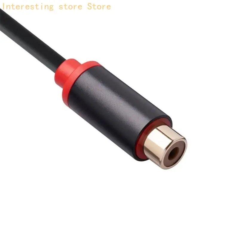 RCA-Stecker auf RCA-Buchse, Stereo-Kabel, Y-Stecker, 1 bis 2 RCA-Adapter 55KC – Detail 8