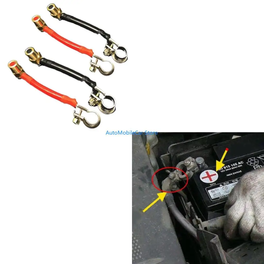 

G8TE Metal Plastic Composite 8mm Battery Terminal Cable Secure Link for Cars Motorcycles Trucks