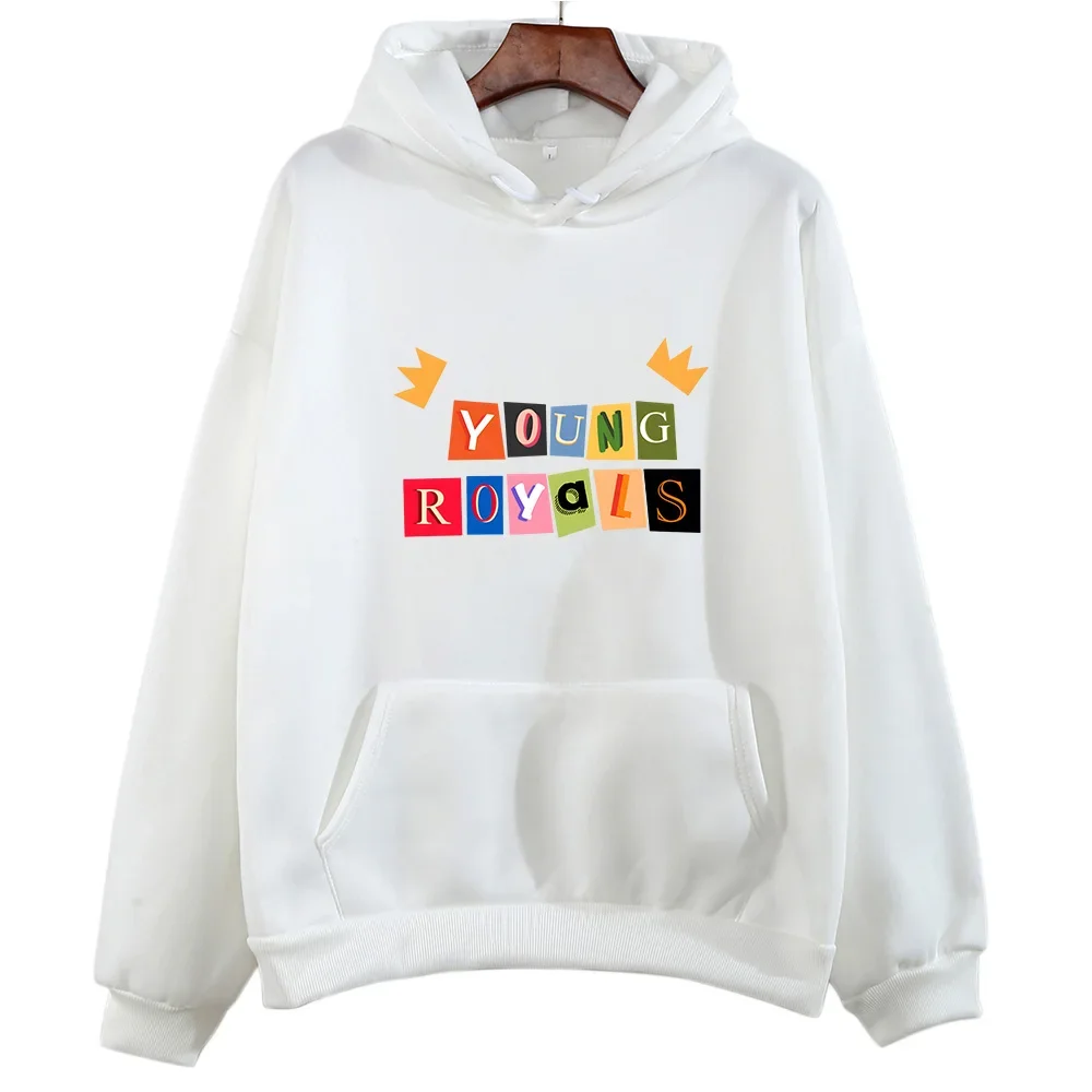 Young Royals Print Hoodies Fashion Y2k Clothes Women/men Autumn Fleece Sweatshirt Soft Comfortable Pullovers Loose Warm Hoody