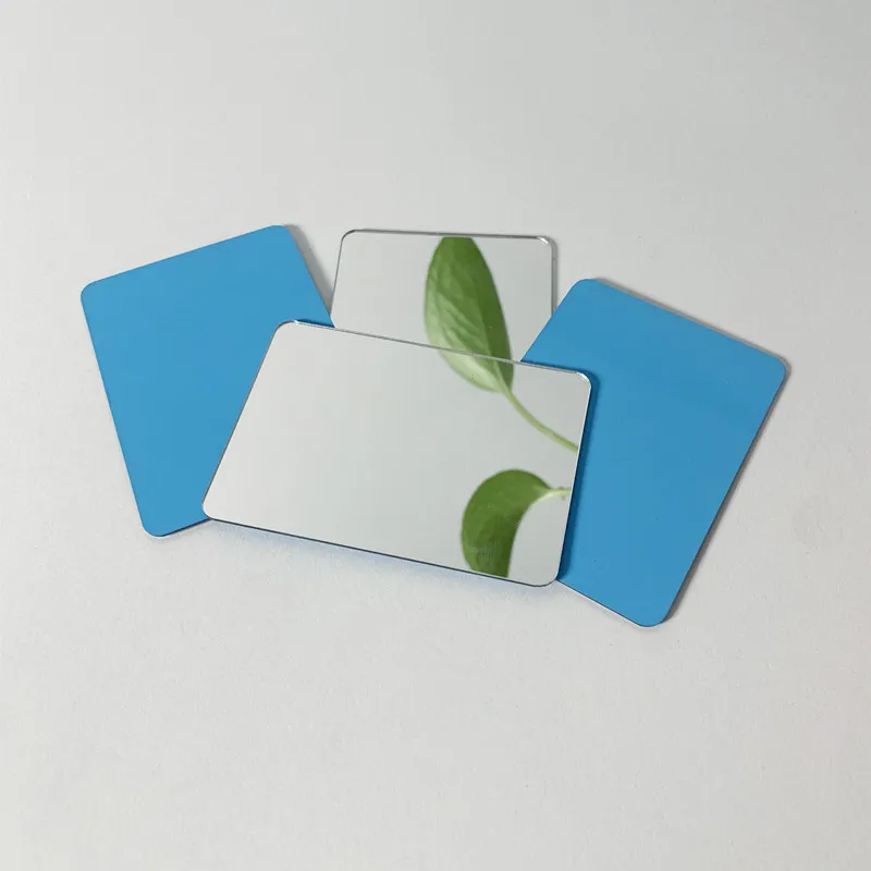 

5PCS Acrylic reflective lens 1mm thick 5x7CM spray painted single-sided mirror