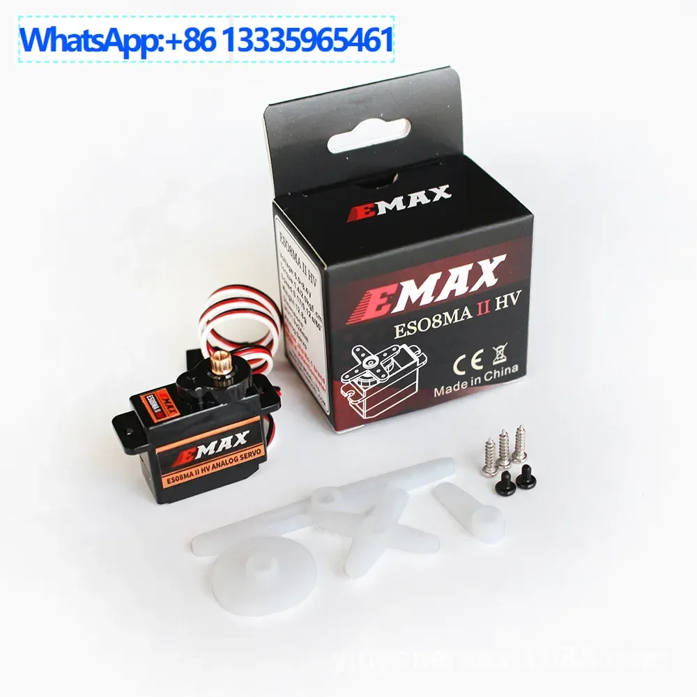 

EMAX ES08MA HV 12g analog metal tooth high voltage servo, universal servo spot wholesale