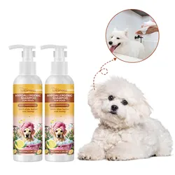 Dogs Cats Shampoo Fragrance Bath Wash Hair Softening Itchy Skin Relief Remove Mites Dirts Natural Moisturizing Pet Shower Gel
