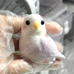 New Handmade Silicone Flocked Squeeze Fidget Super Soft Fingertip Toy Kawaii Birds Color Parrot Children's Birthday Squishy Gift