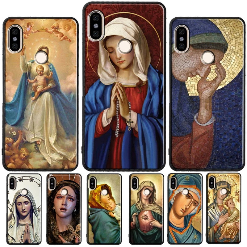 Virgin Mary For Redmi Note 11 Pro Phone Case For Redmi Note 10 Pro 7 8 9 Pro 10S 9S Redmi 10 9A 9T 9C