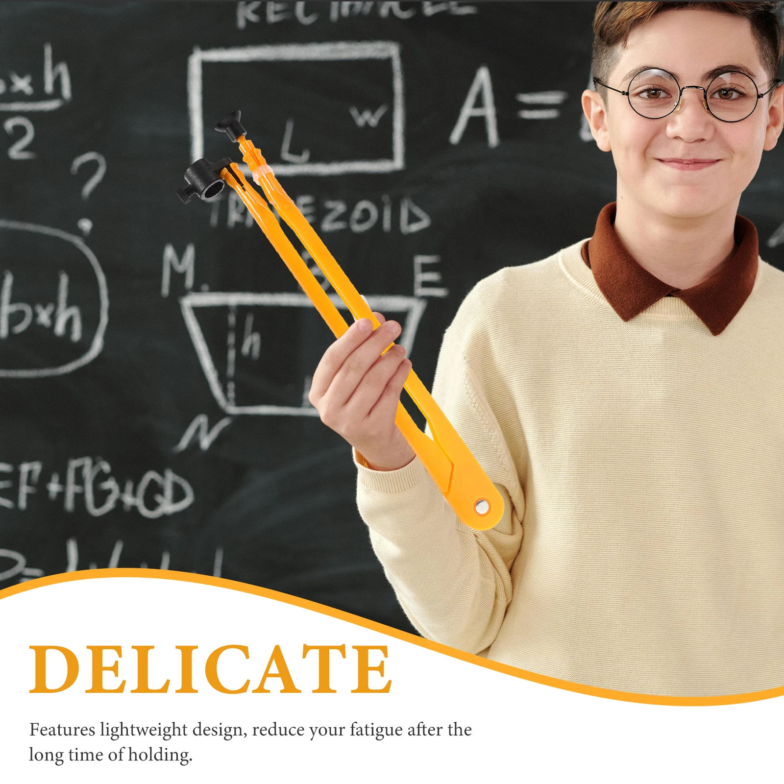 

1Pcs High-Quality Plastic Compass for Teaching Large Size Sucker Design and Practical Drawing Aid for Geometry