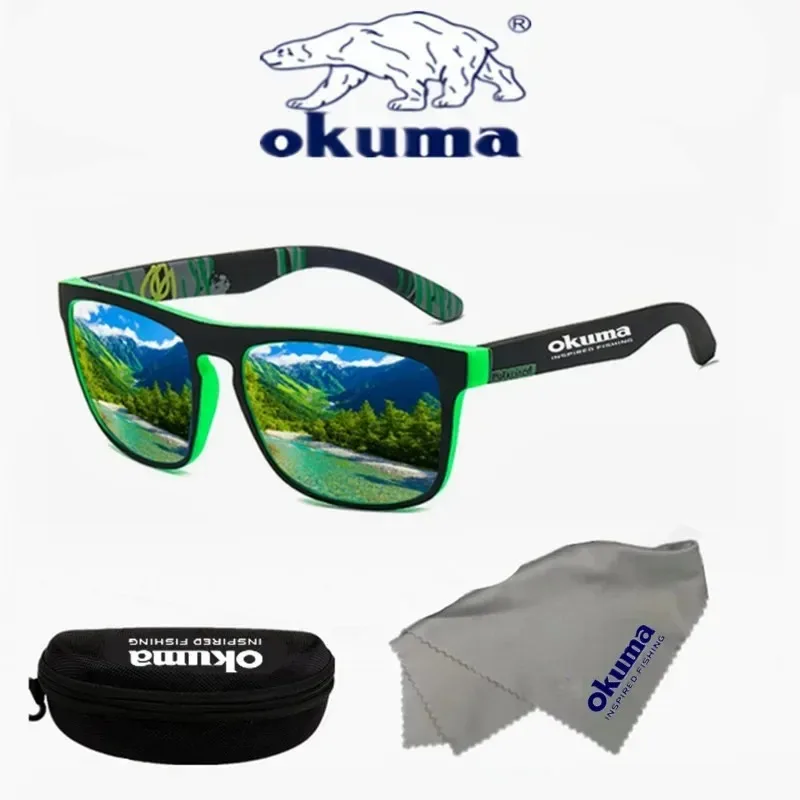 Okuma Fashion Polarisierte Brille UV400, schützt vor starkem Licht und blendendem Licht, geeignet für Radfahren, Autofahren, Angeln usw. – Detail 8