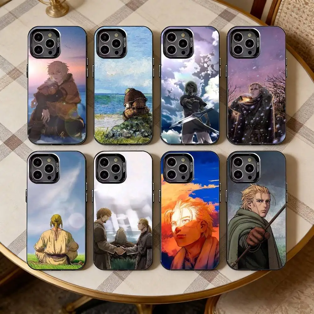 

COOL A-Vinland S-Saga Black Candy silver phone case Phone Case For iPhone17,16,15,14,13,12,11 Plus,Pro Max