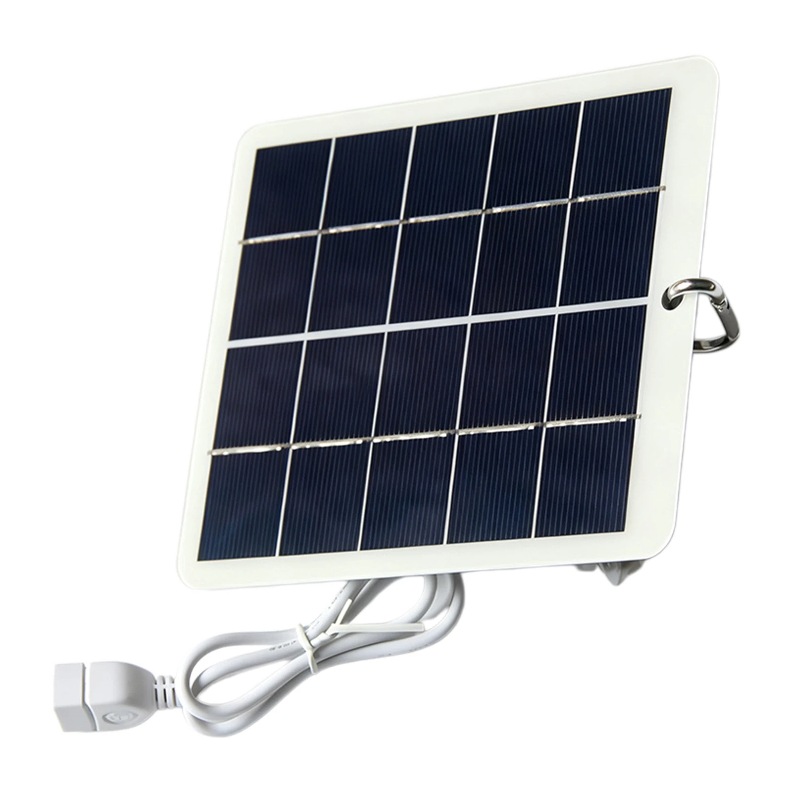 Solar Charger Panel 3W 5V USB Output Polysilicon 20.5% Efficiency Camping Outdoor Use
