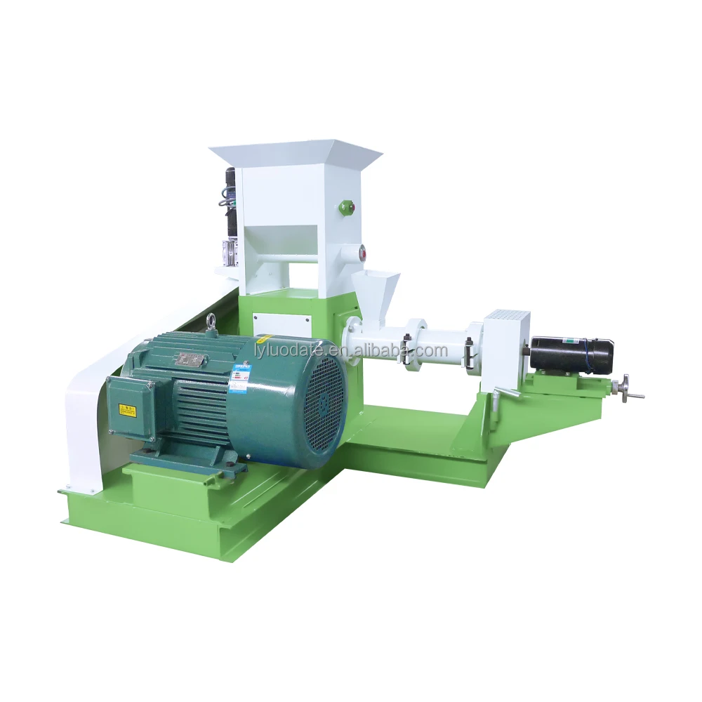 Small Scale Fish Feed Extruder High Output Floating Pellet Fish Feed Extrusion Machine 2 Tons Per Hour
