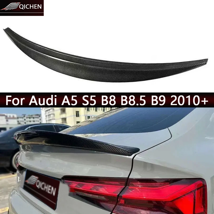 

Для Audi A5 S5 B8 B8.5 B9 2010+ карбоновые задние спойлеры-плавники, дефлекторы, спойлеры-воздуховоды, аксессуары для автомобиля, обвес
