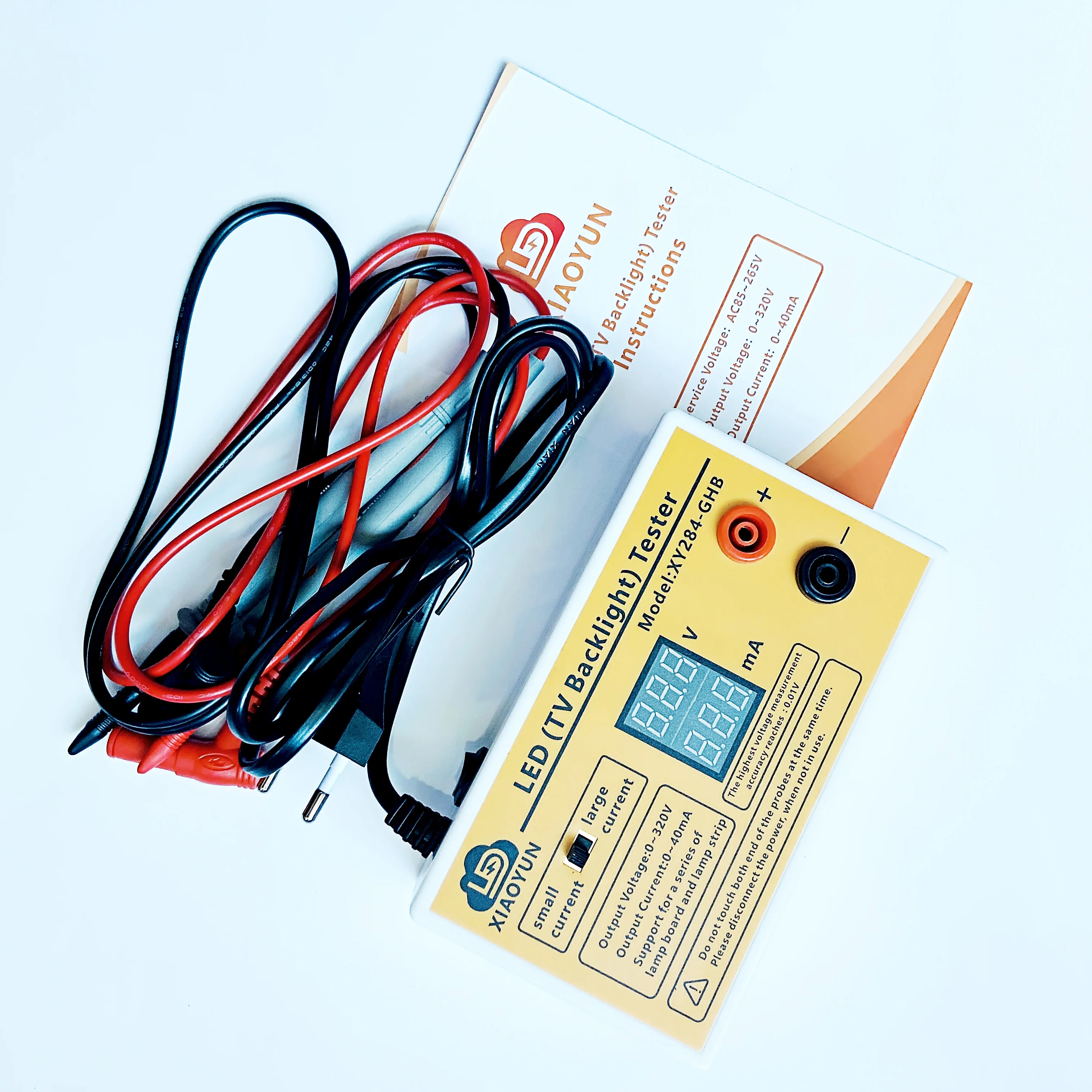0-320V 출력 LED TV 백라이트 테스터 모든 LED 애플리케이션을 위한 전류 및 전압 디스플레이가 있는 LED 스트립 테스트 도구