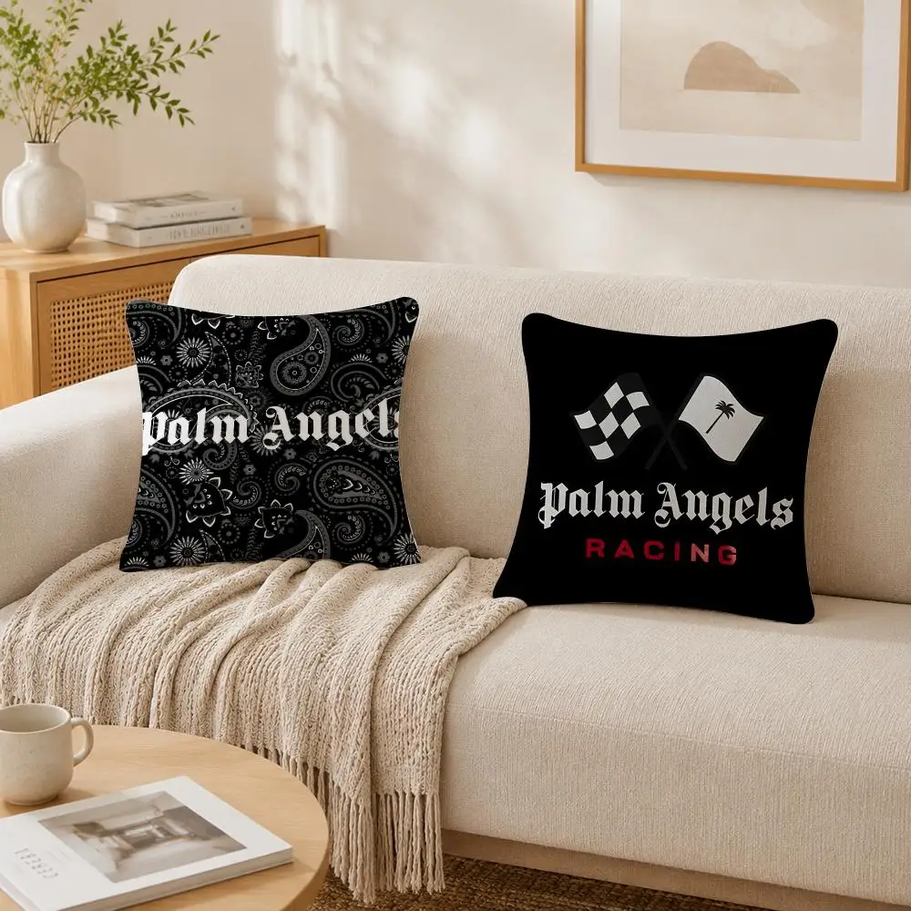 Dark Style P-Palm A-Angels Cushion Cover Plush Decorative Pillow Case With Hidden Zipper Fashion Room Decor For Home