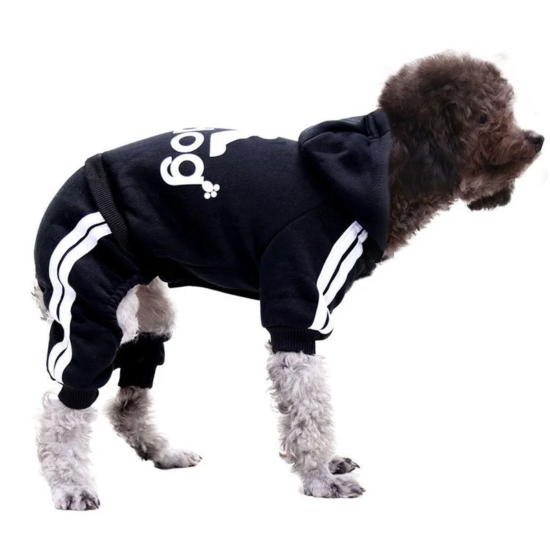 Autumn Dog Clothes Adidog Sport Hoodies Sweatshirts Warm Coat Clothing for Small Medium Large Dog Big Dogs Cat Pets Puppy Outfit