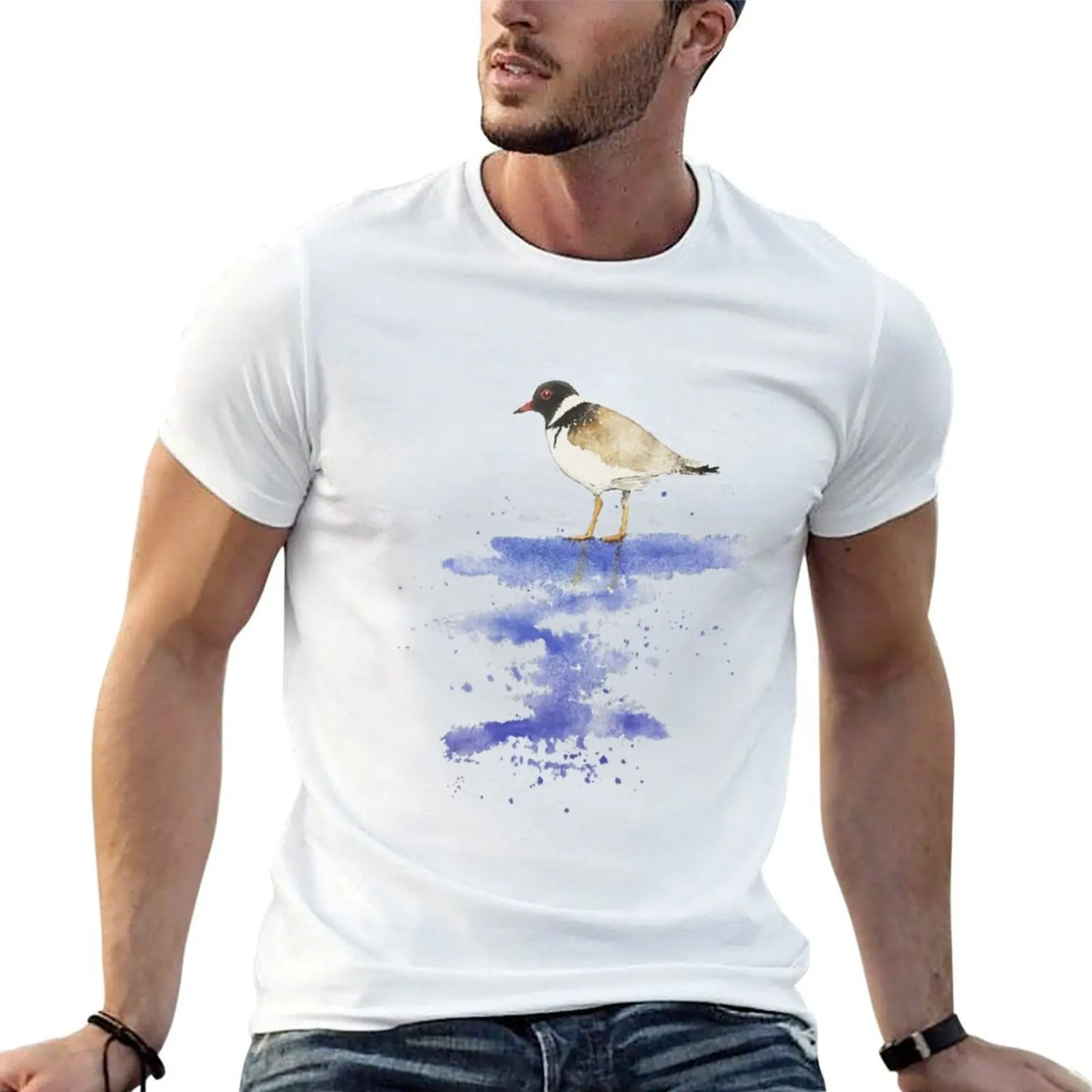 Hooded Plover T-Shirt sports fans cheap stuff workout shirts for men