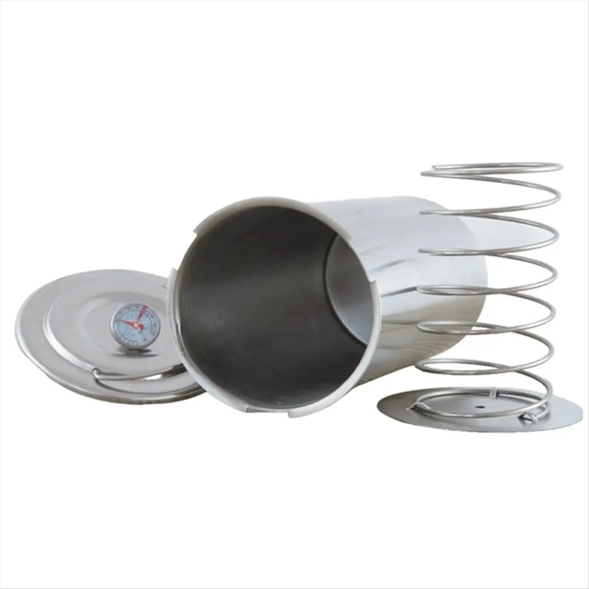Stainless Steel Ham Press Maker Machine with Thermometer, Meat Poultry Kitchen Cooking Tools &LICG