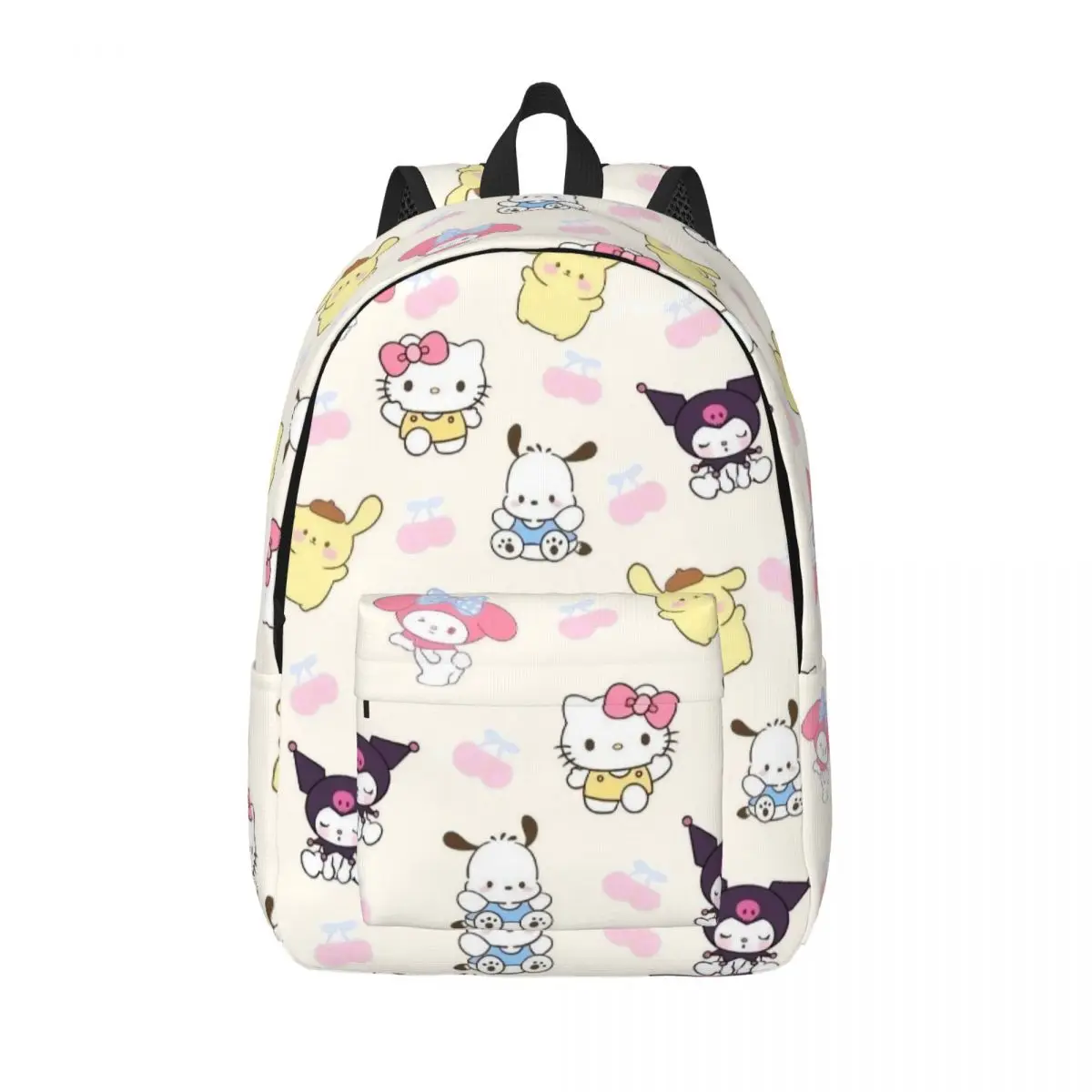 

Kuromi Pochacco Pom Pom Purin Melody модный рюкзак уличный школьный рабочий рюкзак для мужчин и женщин, холщовые сумки для ноутбука и компьютера