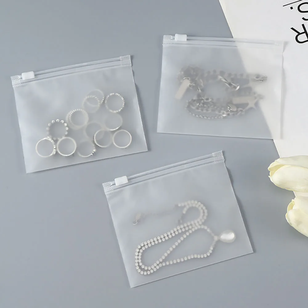 3/10/15/30/40PCS PVC Transparent Storage Bags Clear Zipper Bag Travel Outside Portable Medicines Jewelry Capsule Organizer Bag