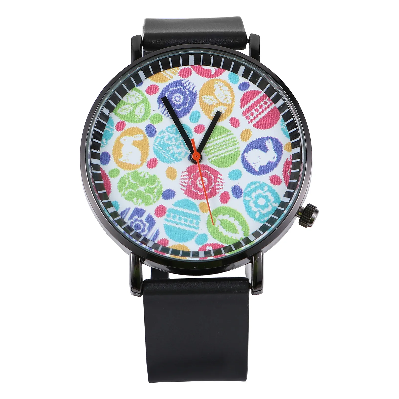 Quartz Wristwatch with Easter Egg Case Design Elegant Lightweight Casual Watch for Men Women Fine Workmanship Accurate