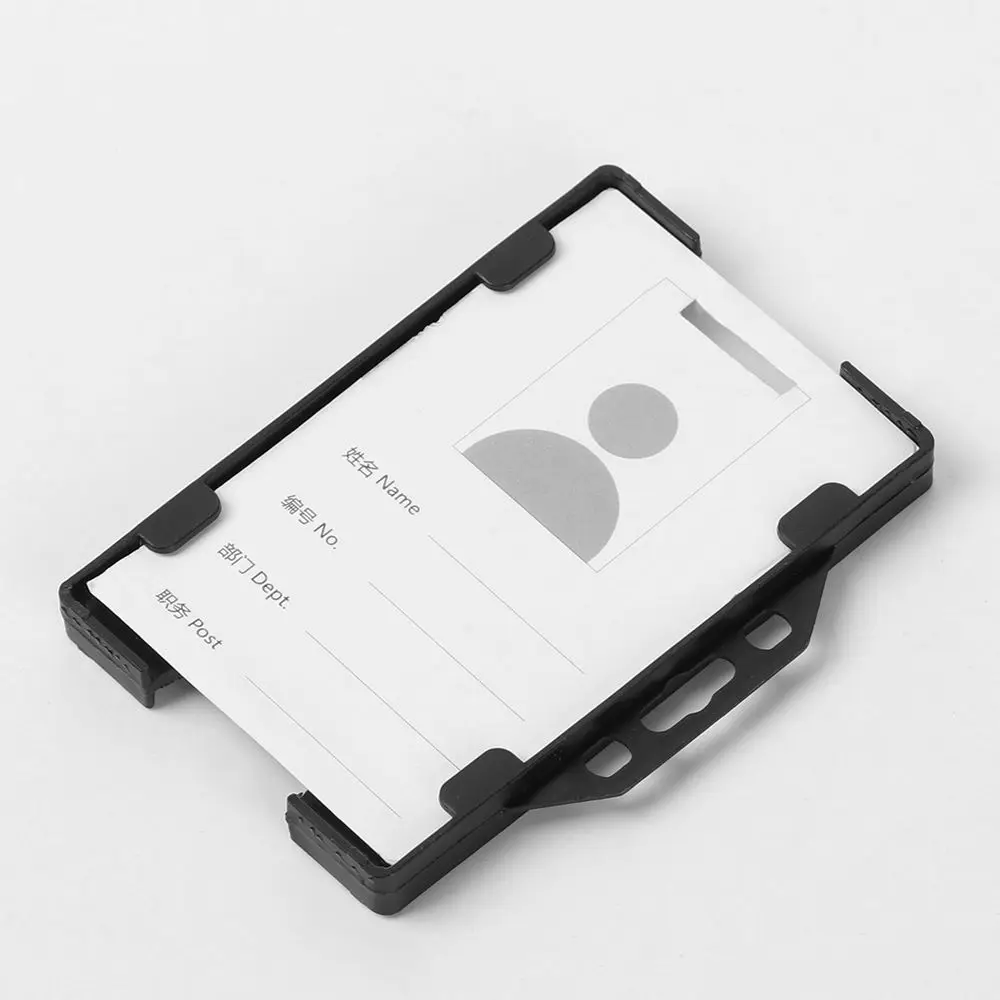 1/3pcs New Hard Plastic ID Business Case Office School Badge Multi-use ID Card Pouch Name Card Work Card Holders Card Sleeve