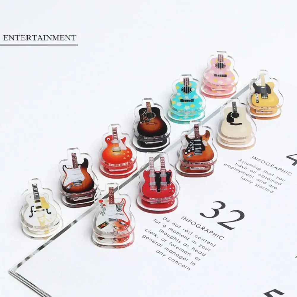 

Plastic Music Clip Music Score Fixed Spring Holder Paper Letter Clip Musical Notation Mini Mini Music Folder Music Stand