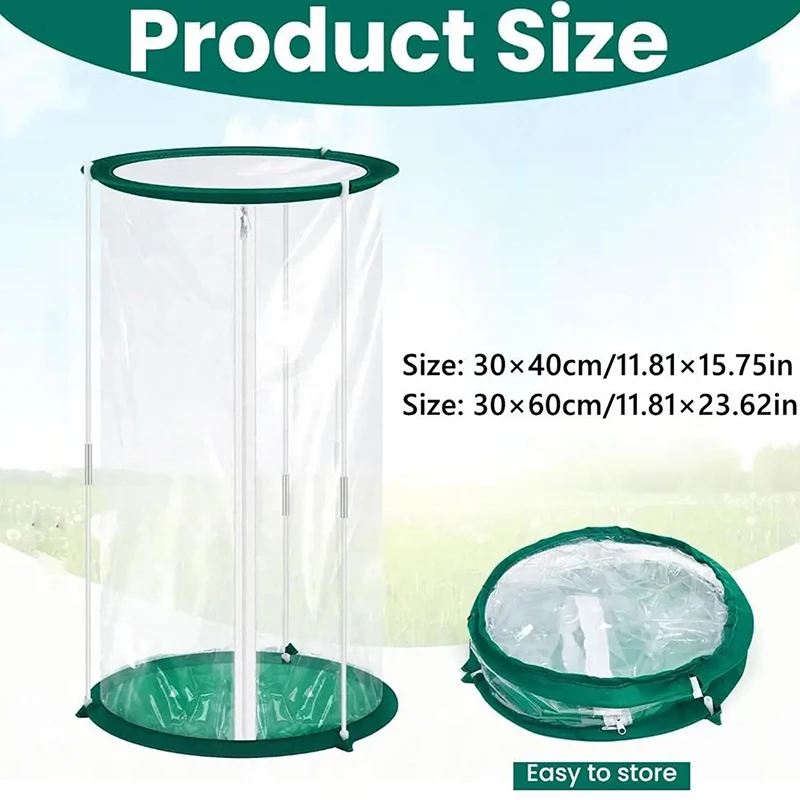 Butterfly Insect Cage Butterflies Habitat Portable Breeding House Visible Insects Observation Cage Garden Supplies