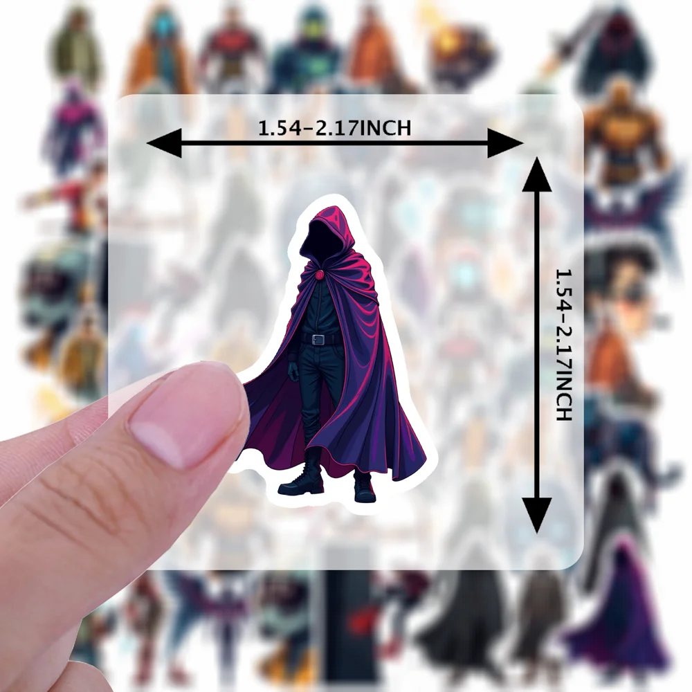 35pcs Comic Sci-fi Stickers Futuristic Adventure Graffiti Decals PVC Sticker For Fridge Suitcase Laptop
