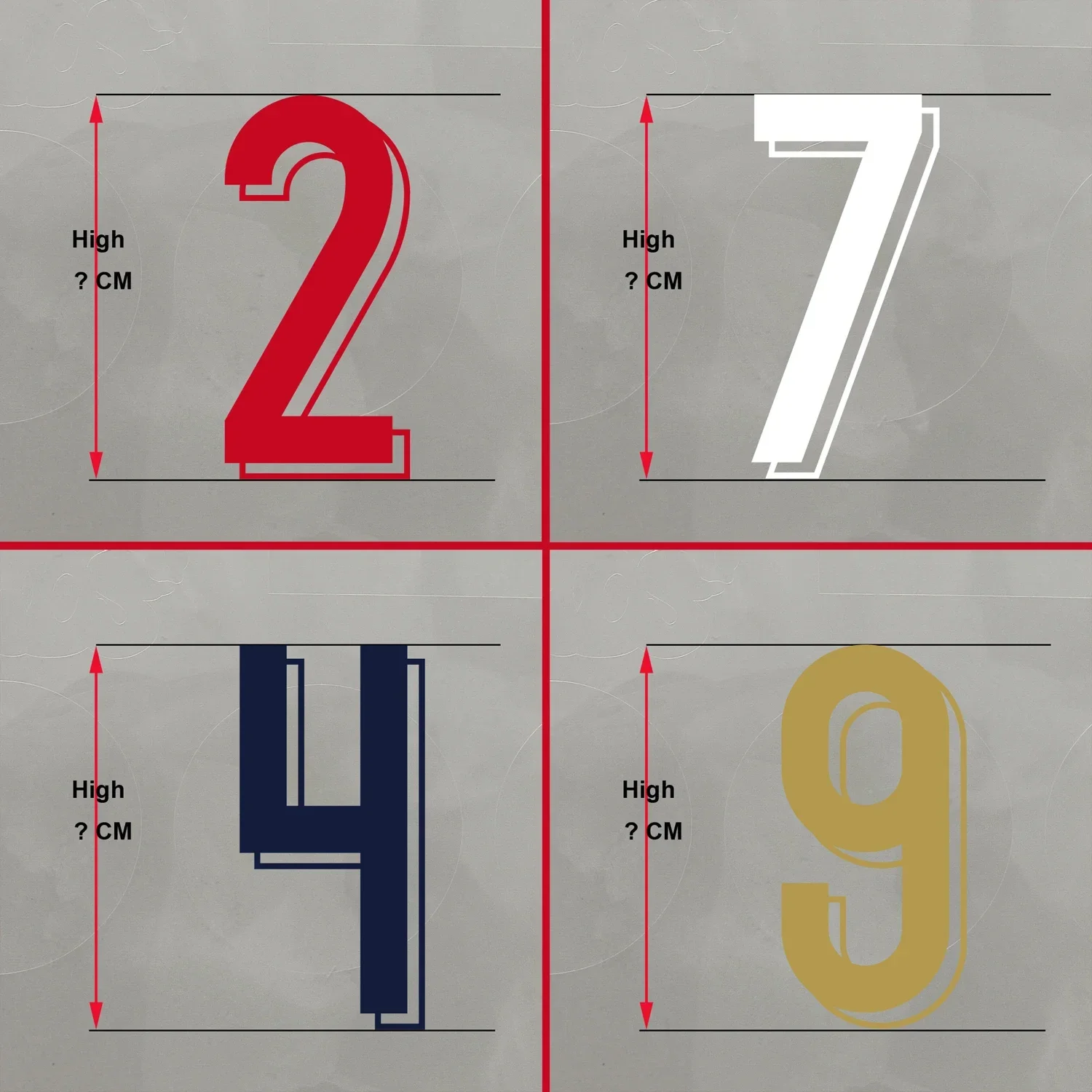 

Настройте 3D футбольные цифры, названия игрока, футбольная спортивная рубашка, передача 3D-буквы, 3D-цифры, железные наклейки, красные нашивки