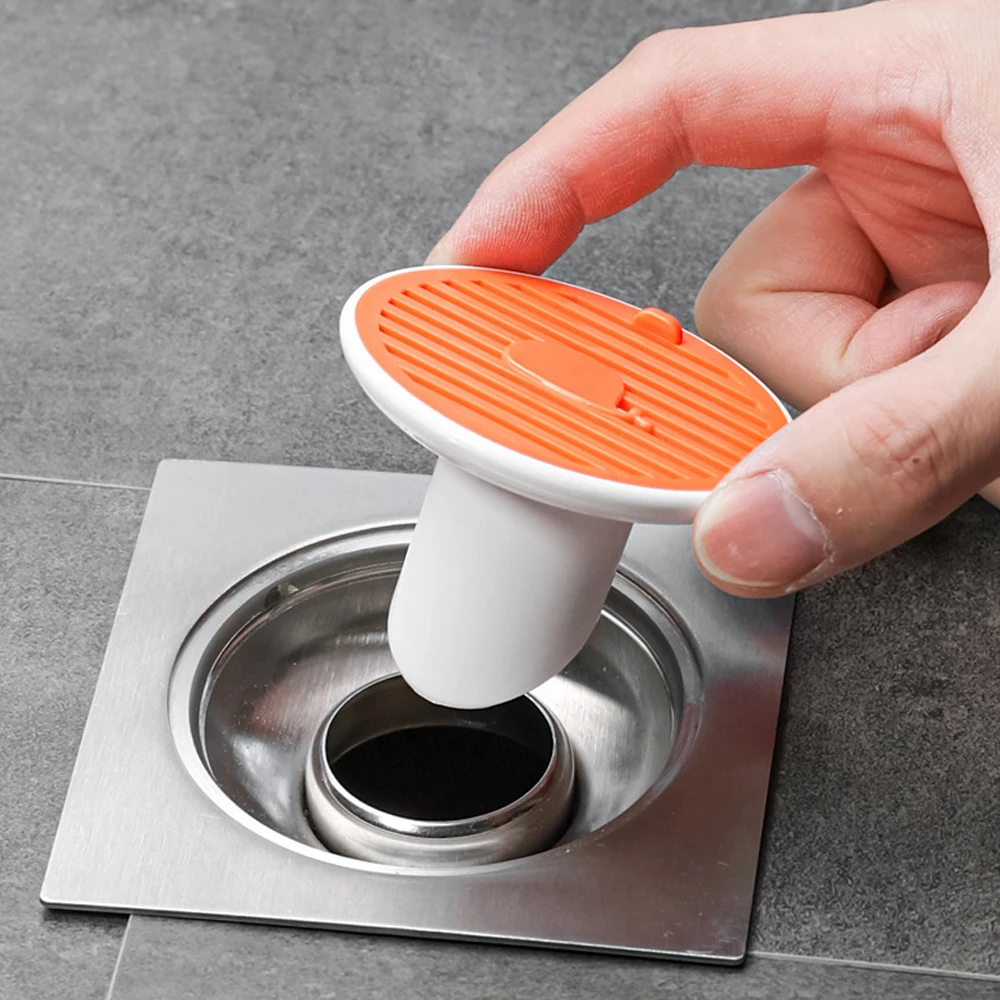 Magnetic Suction Floor Drain Strainer Cover Shower Deodorant Sewer Plug Trap Anti-odor Sink Drain Filter Bathroom Accessories