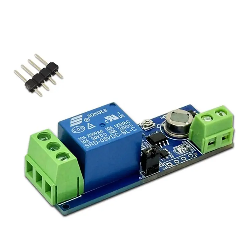 

AB51 Relay Module Human Body Infrared Sensing Single Module Delay Time Adjustable Dual Mode Multifunction Module