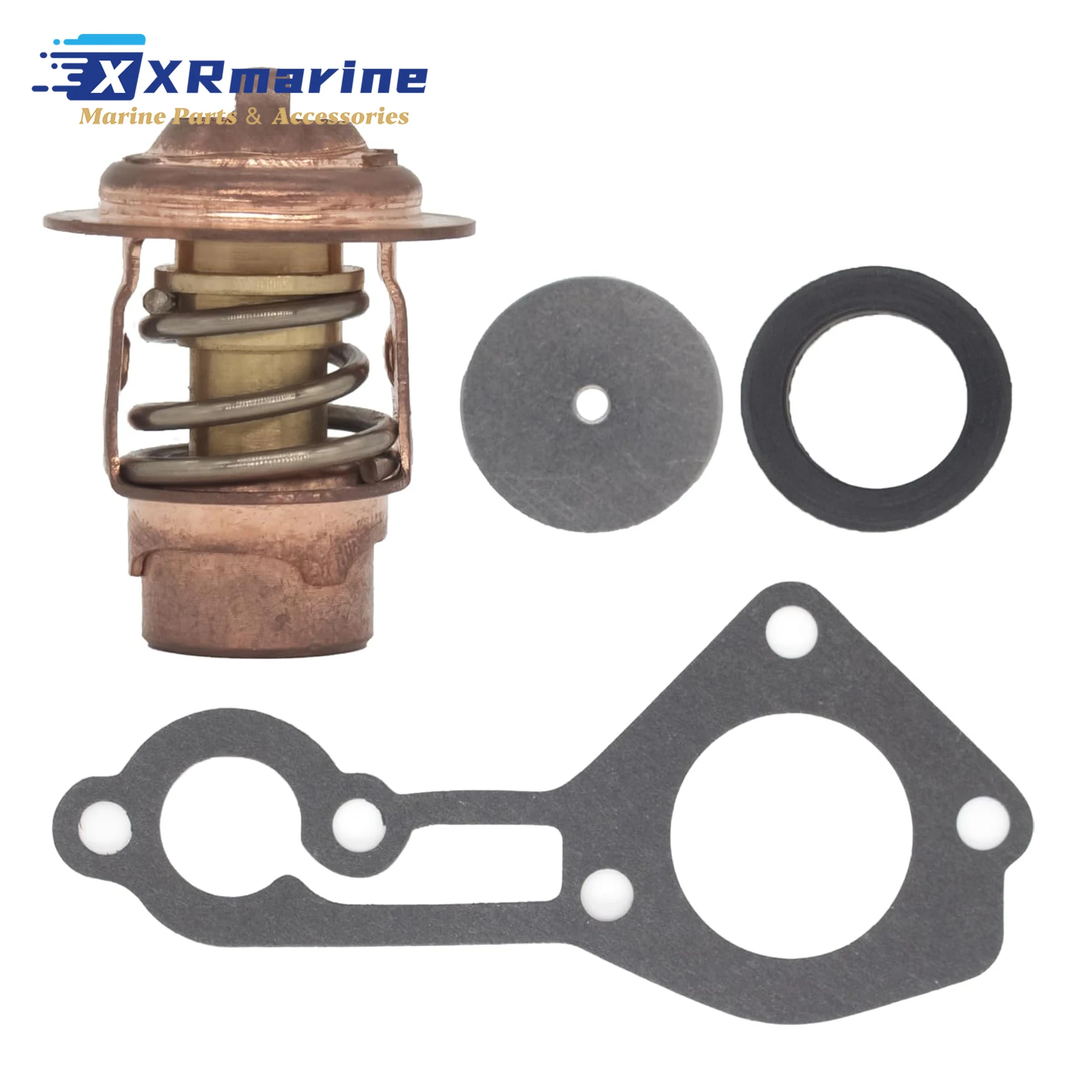 Outboard Thermostat Fits for Mercury Marine 2 Stroke 3/4 Cyl 70 75 80 90 100 115 125 HP Engines 803061T1 8032 Sierra 18-3569