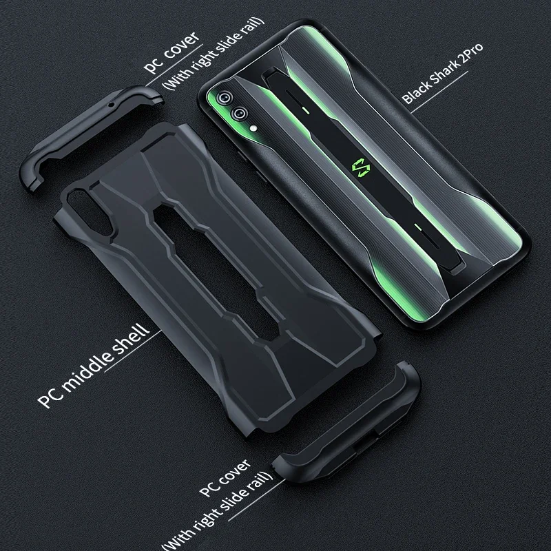 Shockproof Armor Protection Case For Xiaomi Mi Blackshark 2 Pro Case Suitable for Gamepad Hard Matte Cover For BlackShark 2 Pro