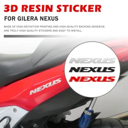 For Gilera Motorcycle NEXUS 250 300 500 Motorcycle 3D Resin Stickers Decals Emblem