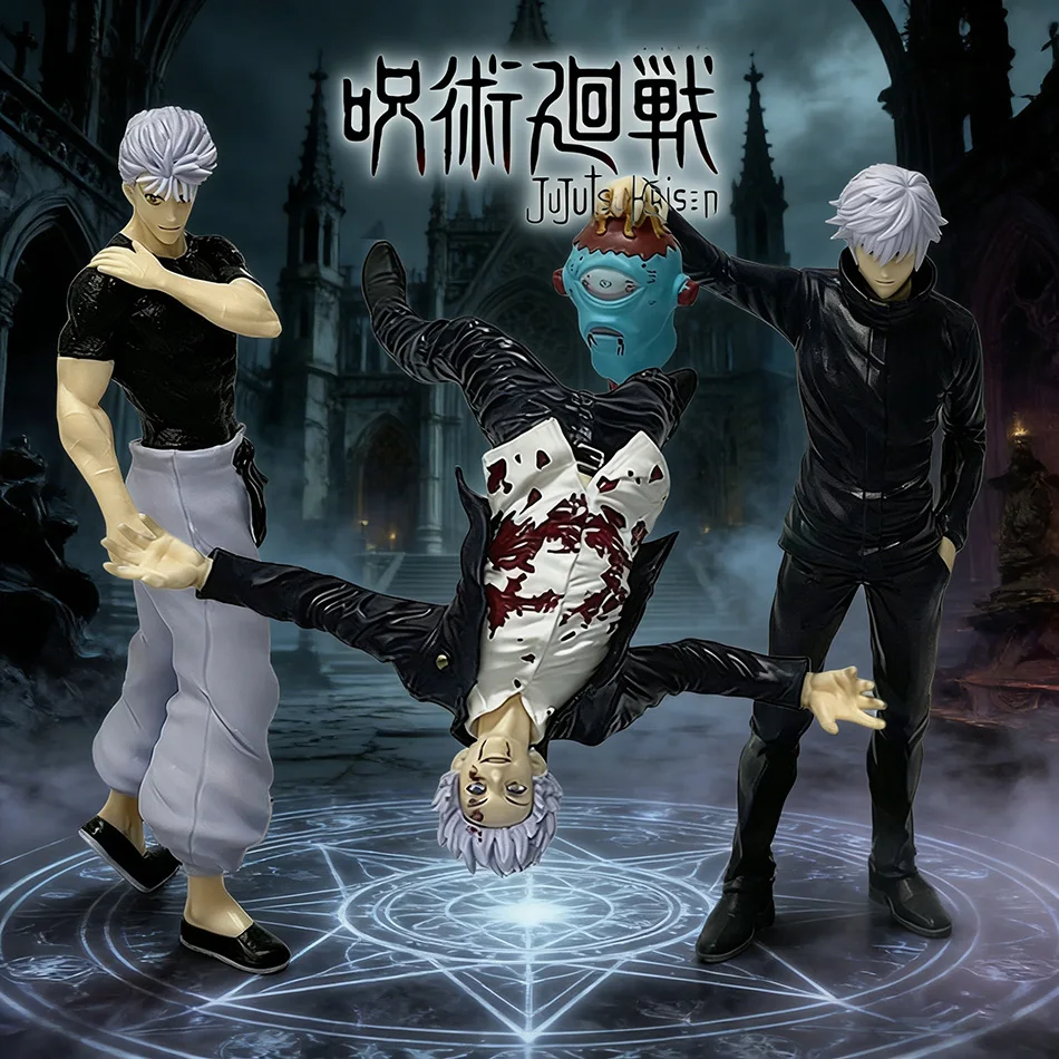 

13-20cm Figure Anime Jujutsu Kaisen Figure Gojo Satoru Action Figure PVC Model Toys Collectible Statue Standing Kids Gifts