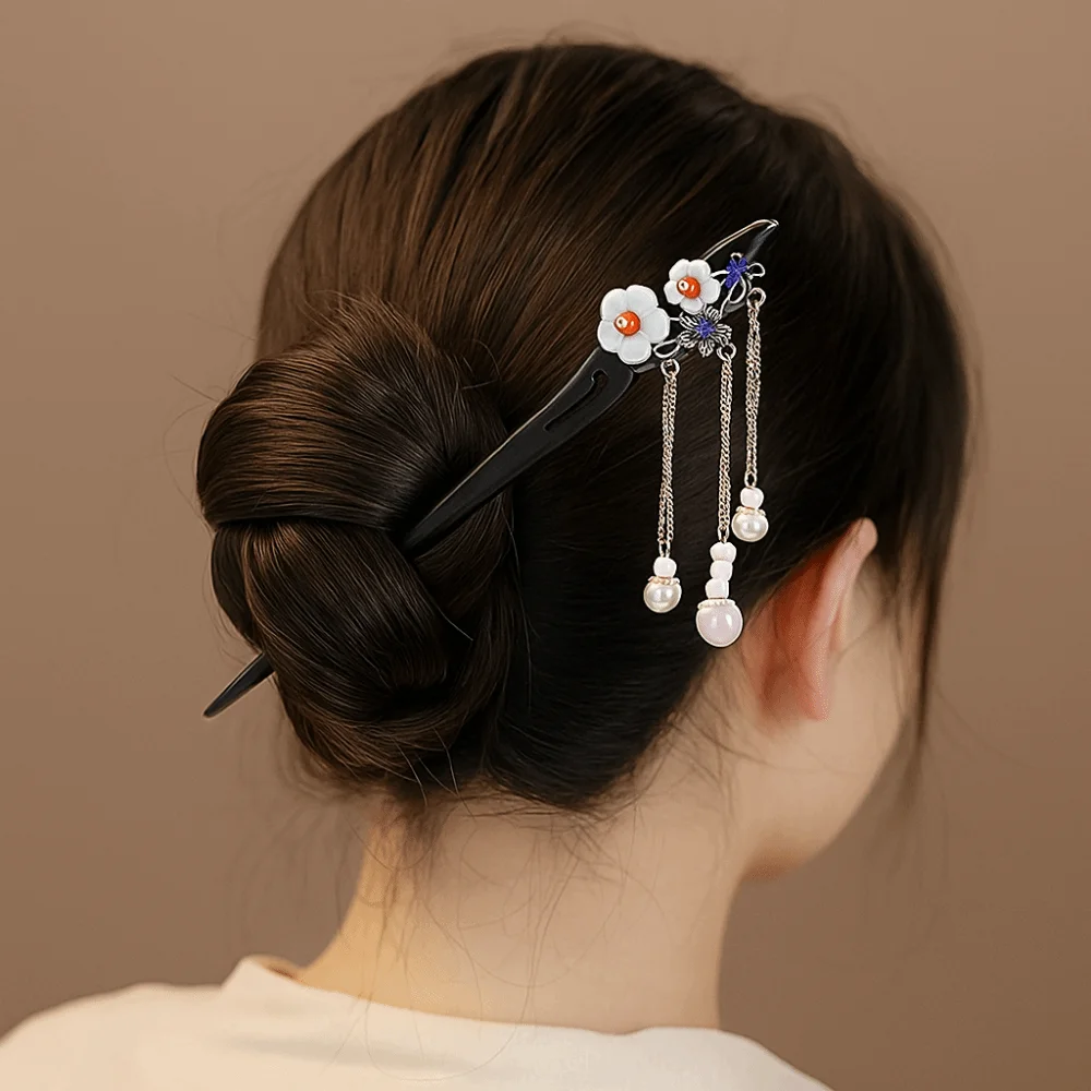 

Wood Sandalwood Hair Stick Tassel Ancient Style Chinese Style Hairpin Cheongsam Hair Chopstick Wooden Hanfu Headwear Women