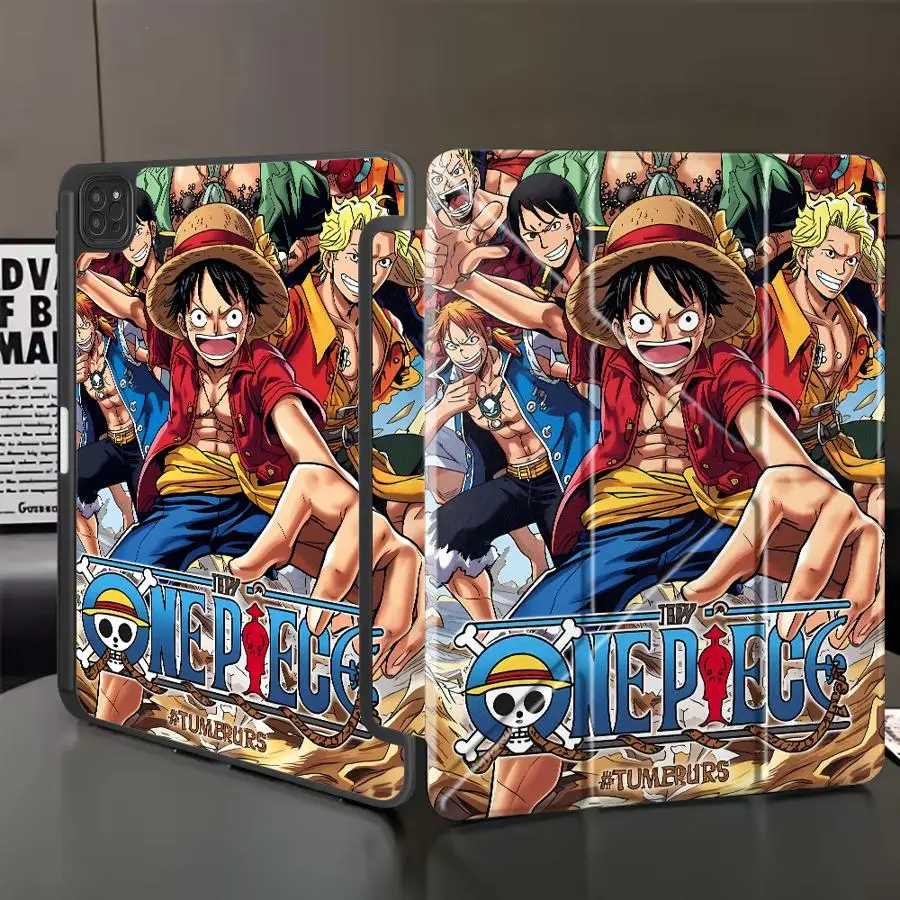 

OneS P-ieceS Anime Holder Cover Tablet Case For iPad Air 4 5 M3 M2 1 2 M4 11inch Mini 6 7 Pro 11th 10th 9th 8th 7th 12.9inch Pro
