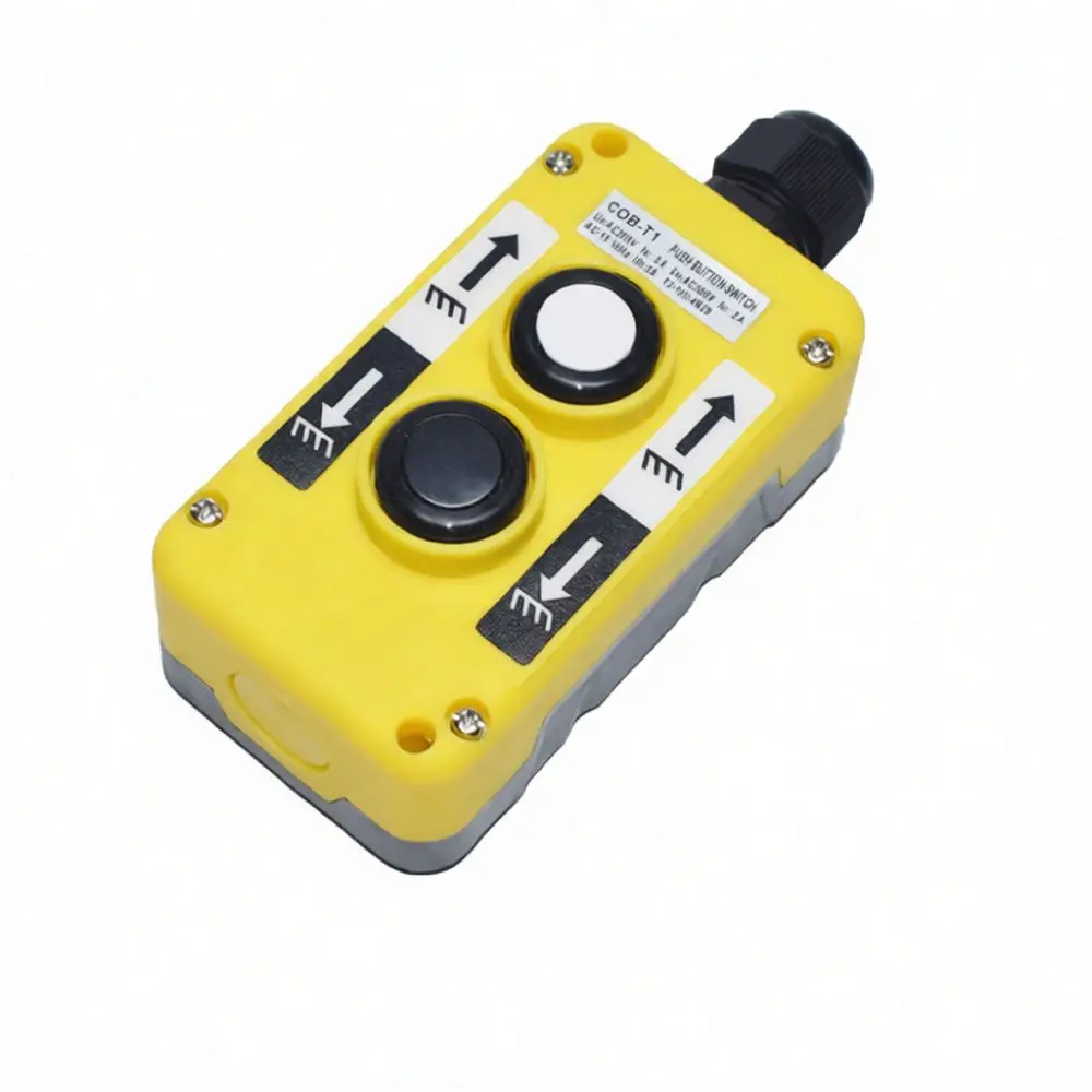 Heavy Duty Pendant Control Switch Waterproof Crane Push Button For Hydraulic Tail Lift Motorized Vehicle Loading Lift Gate