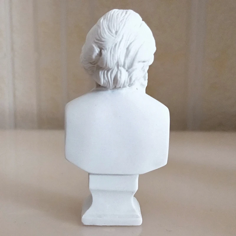 7cm musician Brahms mini resin plaster head portrait European character hand-made ornaments art supplies desktop decoration