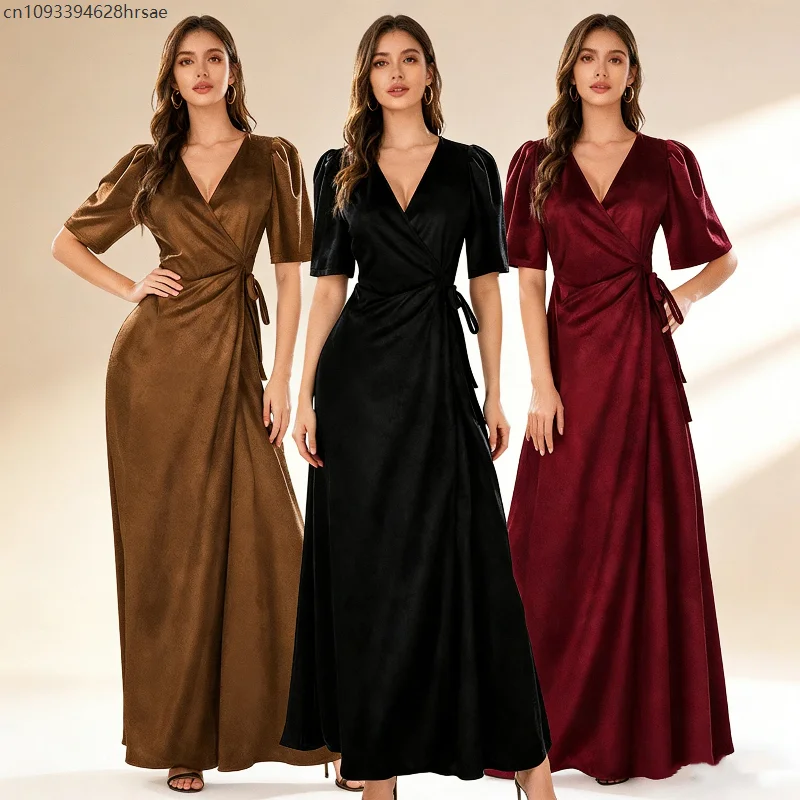 

Casual Party Medieval Long Soild Dress Lace-Up Slim Dresses Elegant Evening Gown Skirt for Women Cosplay Costumes