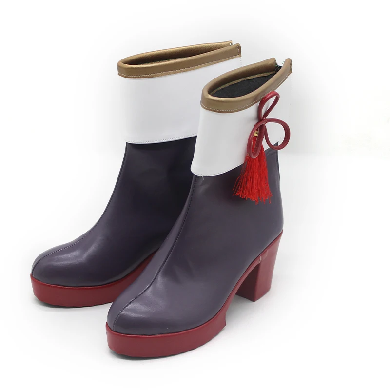 Princesa do anime Connect! Re: mergulho yuki oedo cosplay sapatos botas mulheres meninas halloween carnaval festa botas feitas sob encomenda